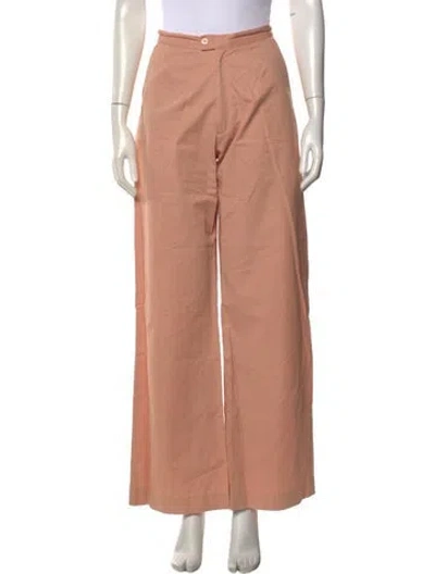 Pre-owned Posse Wide Leg Pants In Pink