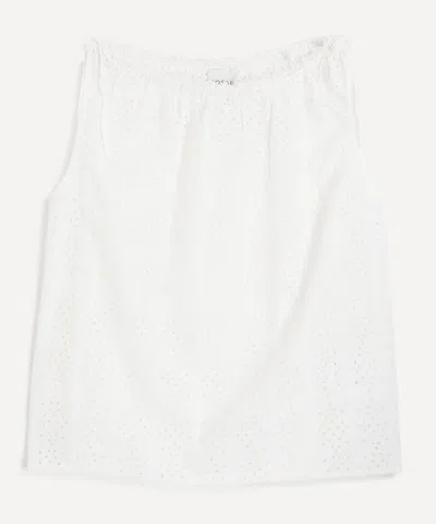 Posse Women's Harriet Boat Neck Top In White