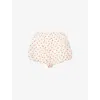 Posse Womens Petite Polka Dot Aurelia Polka-dot Puffball Woven Shorts Xs In Petite Polka Dot