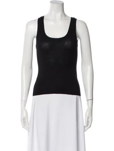 Pre-owned Posse Wool Scoop Neck Top W/ Tags In White