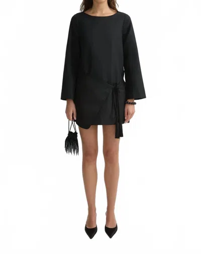 Posse Yvette Kaftan Dress In Black
