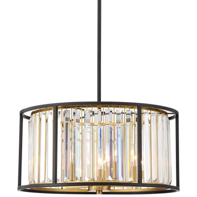 Possini Euro Design Milne 20" Wide Crystal Drum Pendant Light