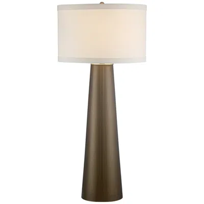 Possini Euro Design Possini Euro 36" High Dark Gold Glass Lamp With Table Top Dimmer