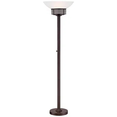 Possini Euro Design Possini Euro 72 1/2" Deco Light Blaster 4-light Torchiere Floor Lamp
