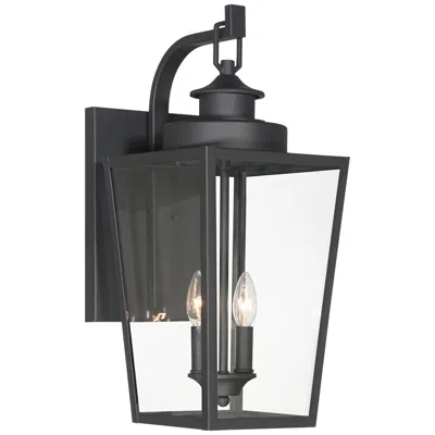 Possini Euro Design Possini Euro Ackerly 21"h Textured Black 2-light Outdoor Wall Light