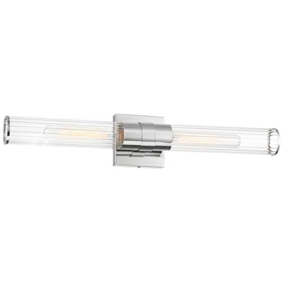 Possini Euro Design Possini Euro Adelina 24 1/4" Wide Polished Nickel 2-light Bath Light