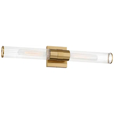 Possini Euro Design Possini Euro Adeline 24 1/4" Wide Warm Brass 2-light Bath Light