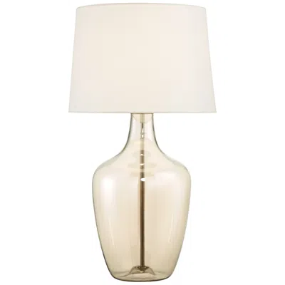 Possini Euro Design Possini Euro Ania 31" Modern Clear Champagne Glass Jar Table Lamp