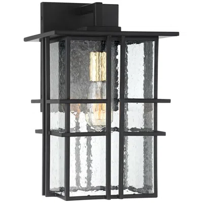 Possini Euro Design Possini Euro Arley 16" High Black Outdoor Wall Light