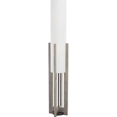 Possini Euro Design Possini Euro Arrista 63" Modern Gray Wash Cylinder Floor Lamp