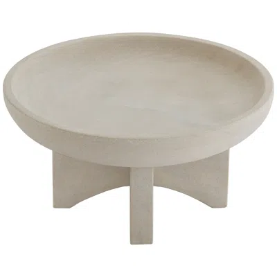 Possini Euro Design Possini Euro Asha 12" Wide Sandstone Decorative Footed Bowl