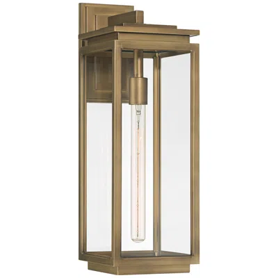 Possini Euro Design Possini Euro Atkins 21 1/4" High Weathered Brass Outdoor Wall Light