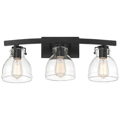 Possini Euro Design Possini Euro Bellis 22 3/4" Wide Black 3-light Bath Light