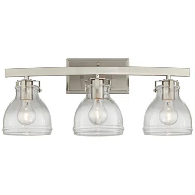 Possini Euro Design Possini Euro Bellis 23 1/2" Wide Brushed Nickel Bath Light