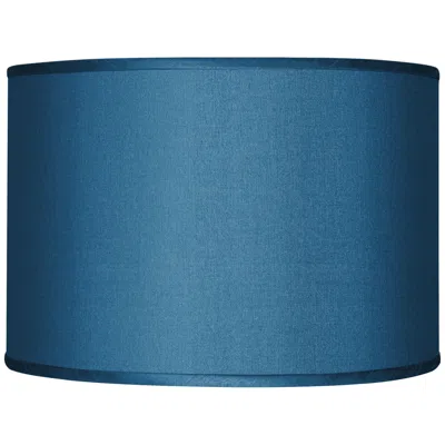 Possini Euro Design Possini Euro Blue Textured Faux Silk Shade 12x12x8.5 (spider)