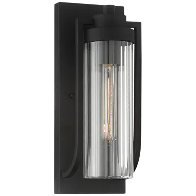 Possini Euro Design Possini Euro Bogata 15 1/2" High Ribbed Glass Outdoor Wall Light