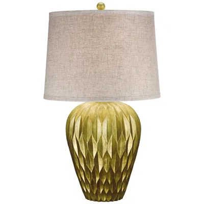 Possini Euro Design Possini Euro Buckhead 28" Golden Bronze Modern Urn Table Lamp