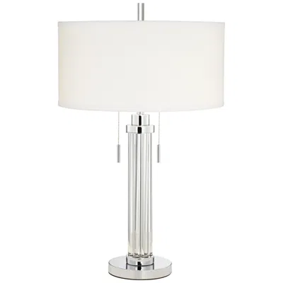Possini Euro Design Possini Euro Cadence 30" Modern Glass Column Table Lamp