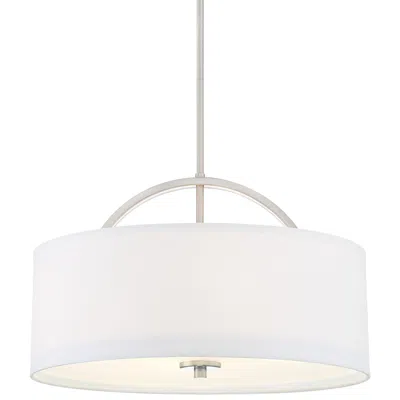 Possini Euro Design Possini Euro Carina 20" Wide Brushed Nickel Pendant Light