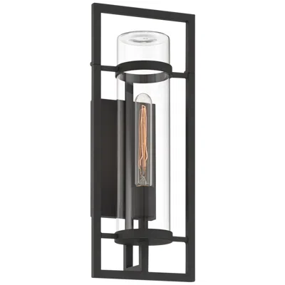 Possini Euro Design Possini Euro Castello 18"h Sand Black Marine Grade Outdoor Wall Light