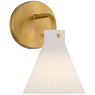 Possini Euro Design Possini Euro Cielo 9" High Warm Brass Wall Sconce