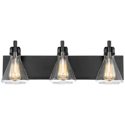 Possini Euro Design Possini Euro Cindy 24" Wide Bronze 3-light Bath Light