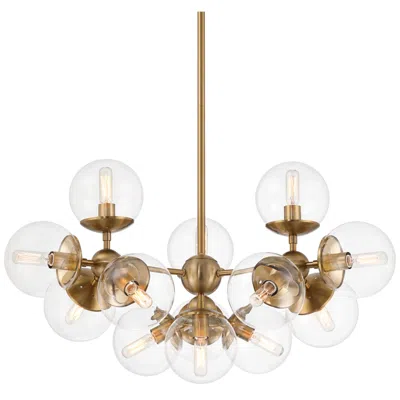 Possini Euro Design Possini Euro Cosas 27 1/2" Wide Warm Brass 13-light Pendant