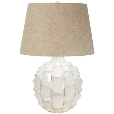 Possini Euro Design Possini Euro Cosgrove 26 1/2" White Ceramic Modern Table Lamp