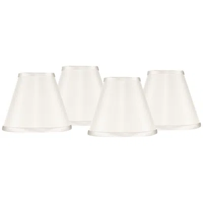 Possini Euro Design Possini Euro Cream Faux Silk Set Of Four Shades 3x6x5 (clip-on)