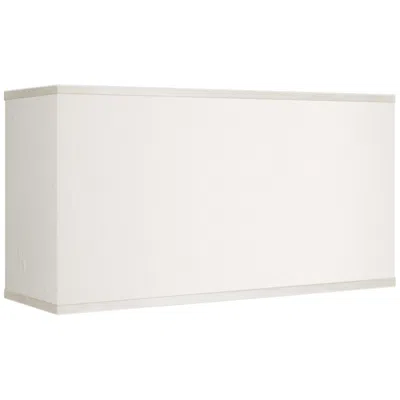 Possini Euro Design Possini Euro Cream White Faux Silk Rectangular Shade 8/17x8/17x10 (spider)