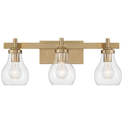 Possini Euro Design Possini Euro Danvers 22 1/2" Wide Warm Brass 3-light Bath Light