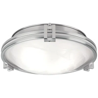 Possini Euro Design Possini Euro Deco 12 3/4" Wide Brushed Nickel Ceiling Light