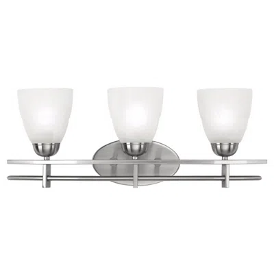 Possini Euro Design Possini Euro Deco 23 1/2" Wide Brushed Nickel Bath Light