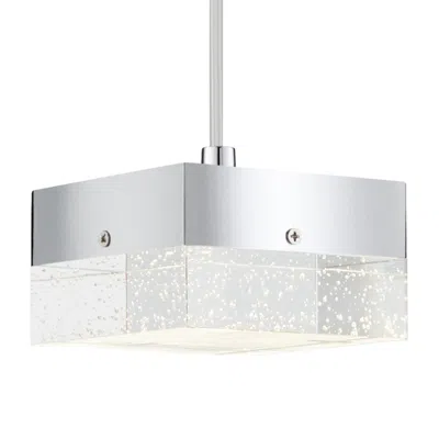 Possini Euro Design Possini Euro Devin 5"w Polished Chrome And Crystal Led Pendant Light