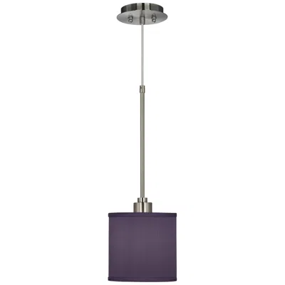 Possini Euro Design Possini Euro Eggplant Purple 7"wide Mini Pendant Light
