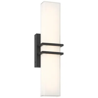 Possini Euro Design Possini Euro Exeter 17" Wide Black Led Bathroom Vanity Light