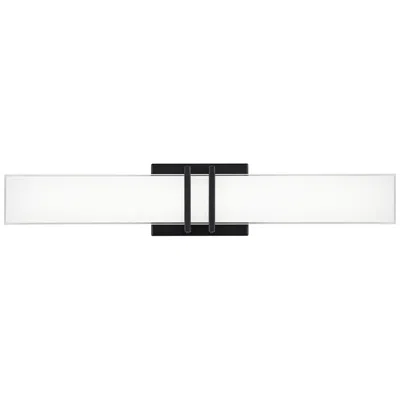 Possini Euro Design Possini Euro Exeter 24" Wide Black Led Bathroom Vanity Light