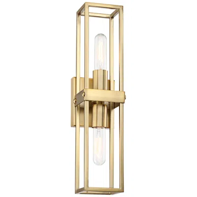 Possini Euro Design Possini Euro Fabrian 18 1/4" High Brass Modern Luxe Wall Sconce