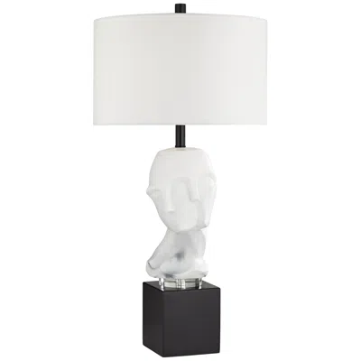 Possini Euro Design Possini Euro Faces 31" Modern Statue Ceramic Table Lamp