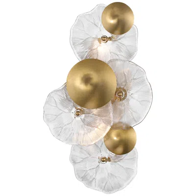 Possini Euro Design Possini Euro Filoli 16" High Gold Plated 2-light Wall Sconce