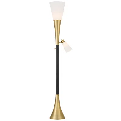Possini Euro Design Possini Euro Fortuna 72 1/2" Torchiere Floor Lamp With Reading Light