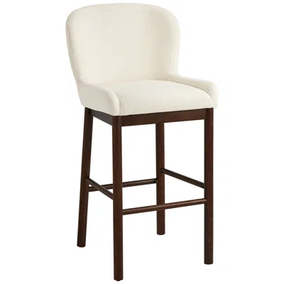 Possini Euro Design Possini Euro Gia 31" High Valdese Armstrong And Walnut Barstool