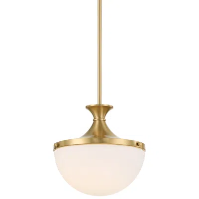 Possini Euro Design Possini Euro Giacomo 11 1/2" Wide Warm Brass Mini Pendant Light In Gold