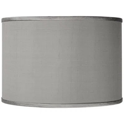 Possini Euro Design Possini Euro Gray Faux Silk Shade 12x12x8.5 (spider)