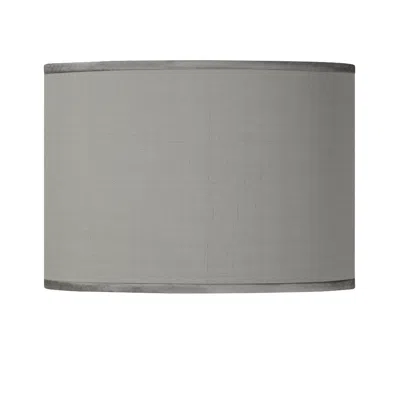 Possini Euro Design Possini Euro Gray Faux Silk Shade 13.5x13.5x10 (spider)