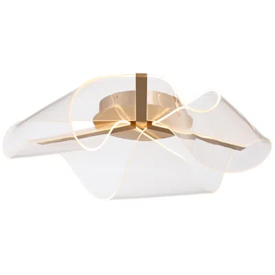 Possini Euro Design Possini Euro Grosvenor 25" Brushed Gold Modern Led Ceiling Light