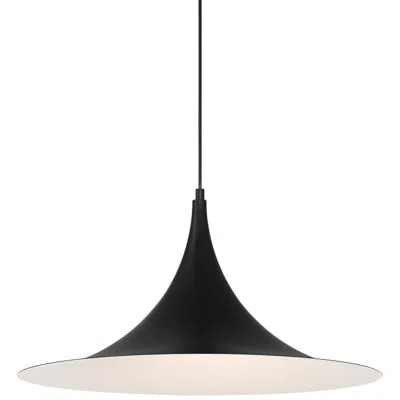 Possini Euro Design Possini Euro Havilund 30" Wide Matte Black Pendant Light