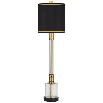 Possini Euro Design Possini Euro Heyden 34 3/4" Modern Luxe Tall Console Buffet Table Lamp