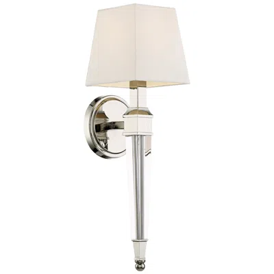 Possini Euro Design Possini Euro Irene 20 3/4" High Polished Nickel Wall Sconce
