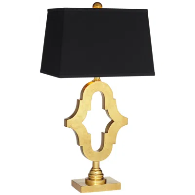 Possini Euro Design Possini Euro Judith 28 3/4" Open Keyhole Black And Gold Table Lamp